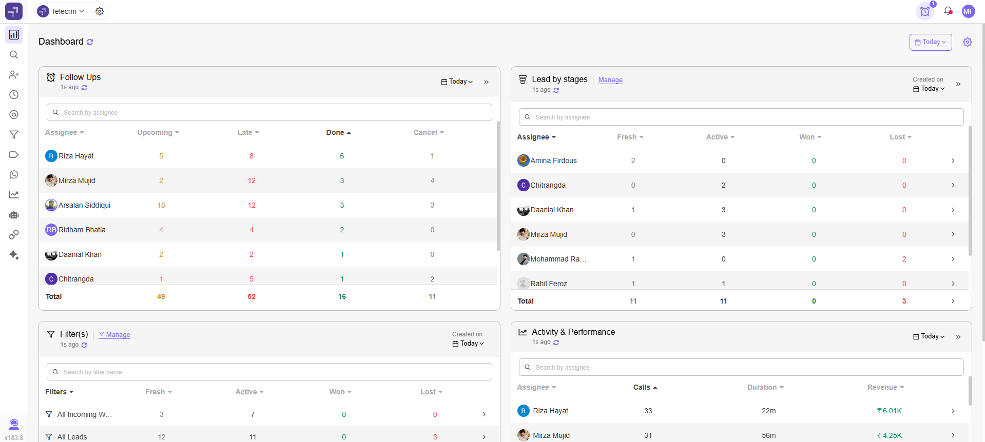 telecrm - a crm with auto dilaer for education team