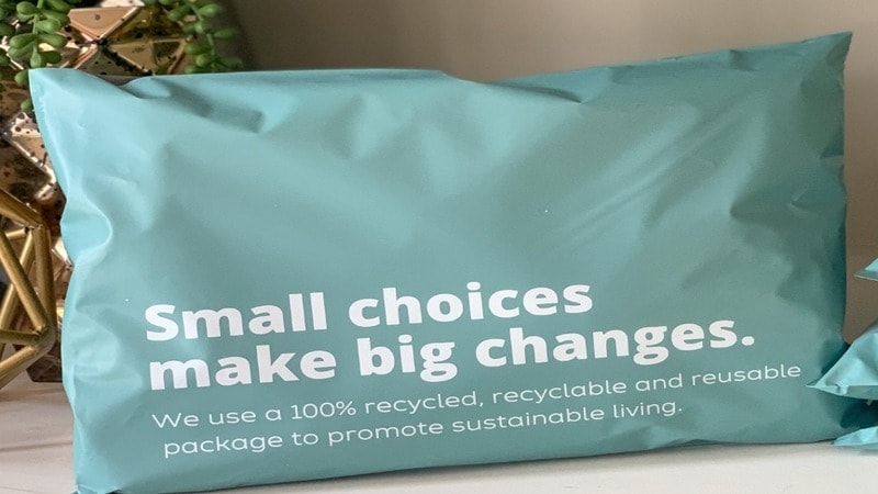 Eco-friendly poly mailers