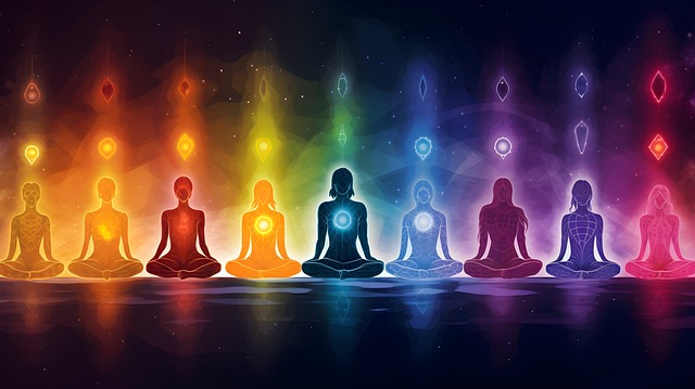 chakra, alignment, rainbow