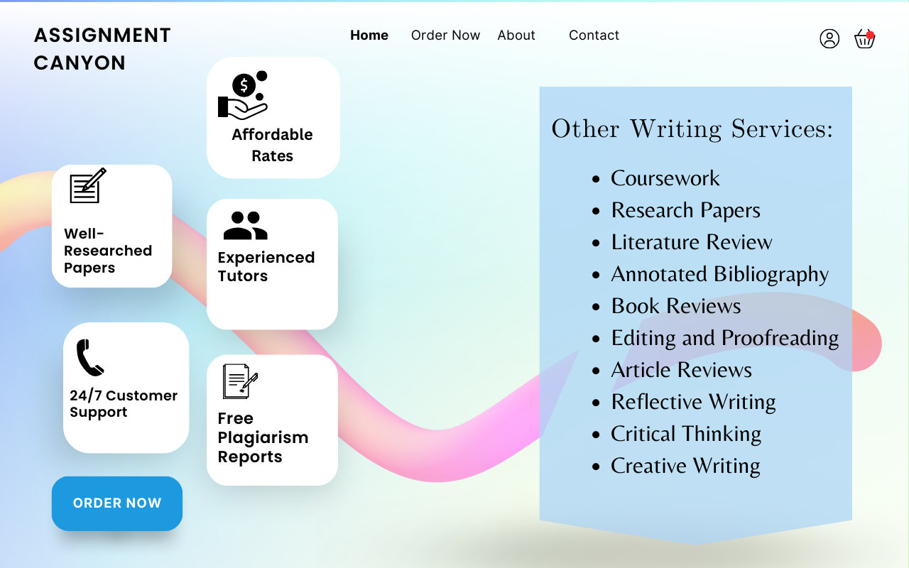 Assignment Writing Services from Assignment Canyon - At Affordable Rates