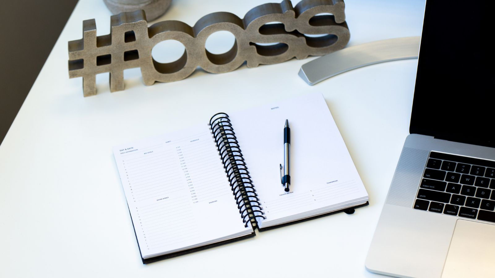 planning your day with boss personal planner