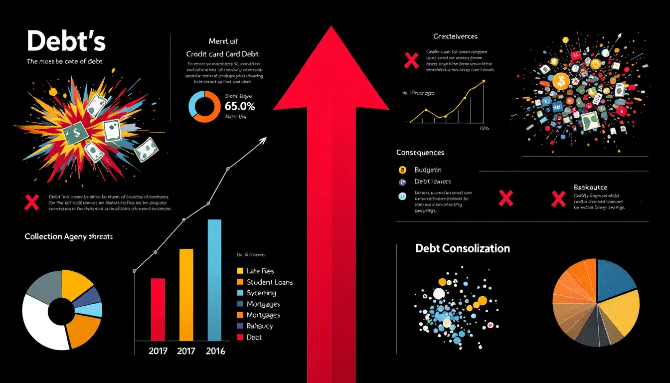 An image showing strategies for managing personal debt.
