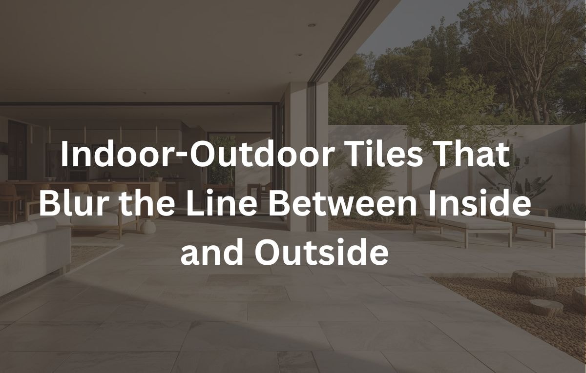 Indoor-outdoor tiles for flooring