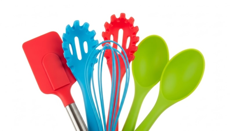 Cookware products use properly cured silicone.