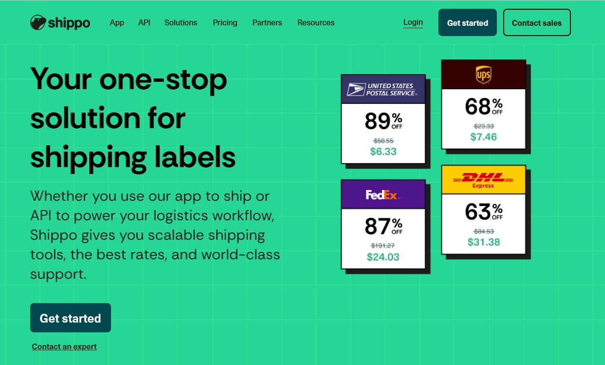 Shipup alternative: Shippo 