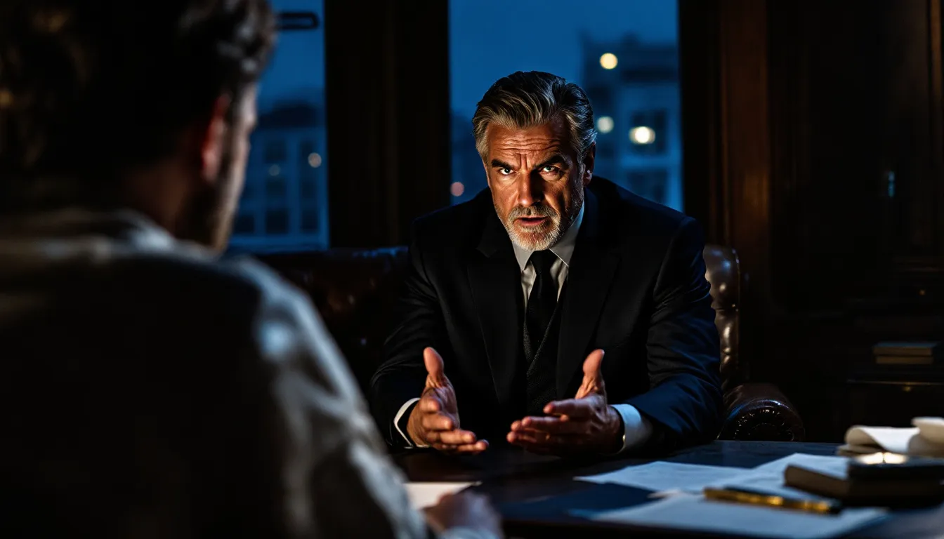 A depiction of a police misconduct lawyer providing legal counsel.