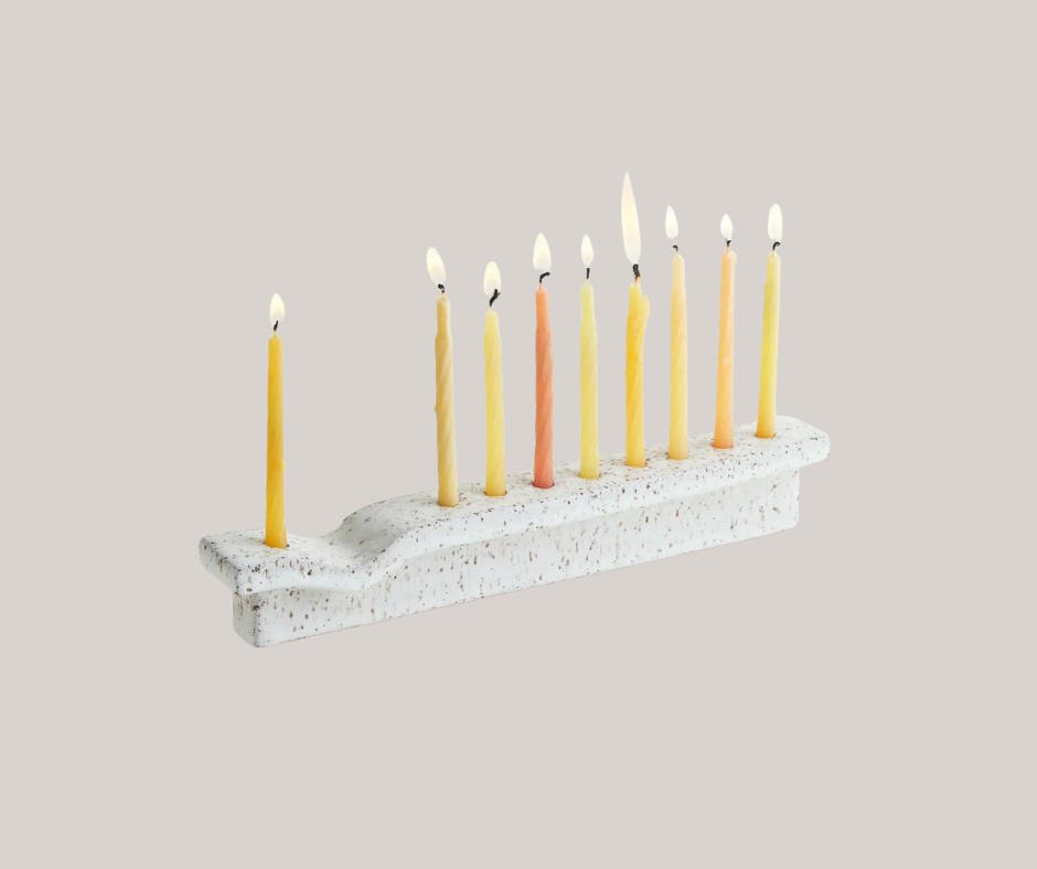 Ceramic Menorah by JST & ANK Ceramics
