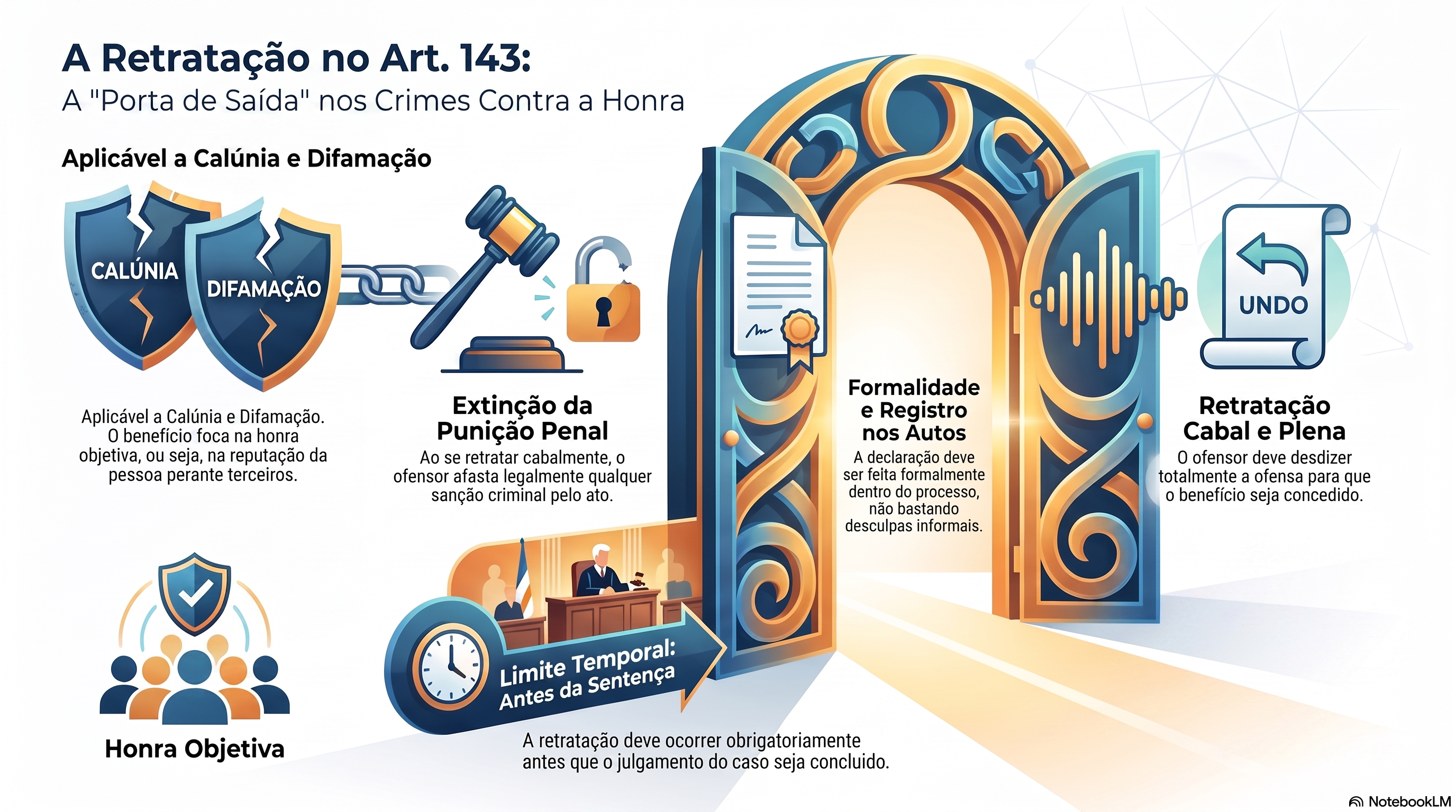 Como funciona a retratação nos crimes contra a honra?