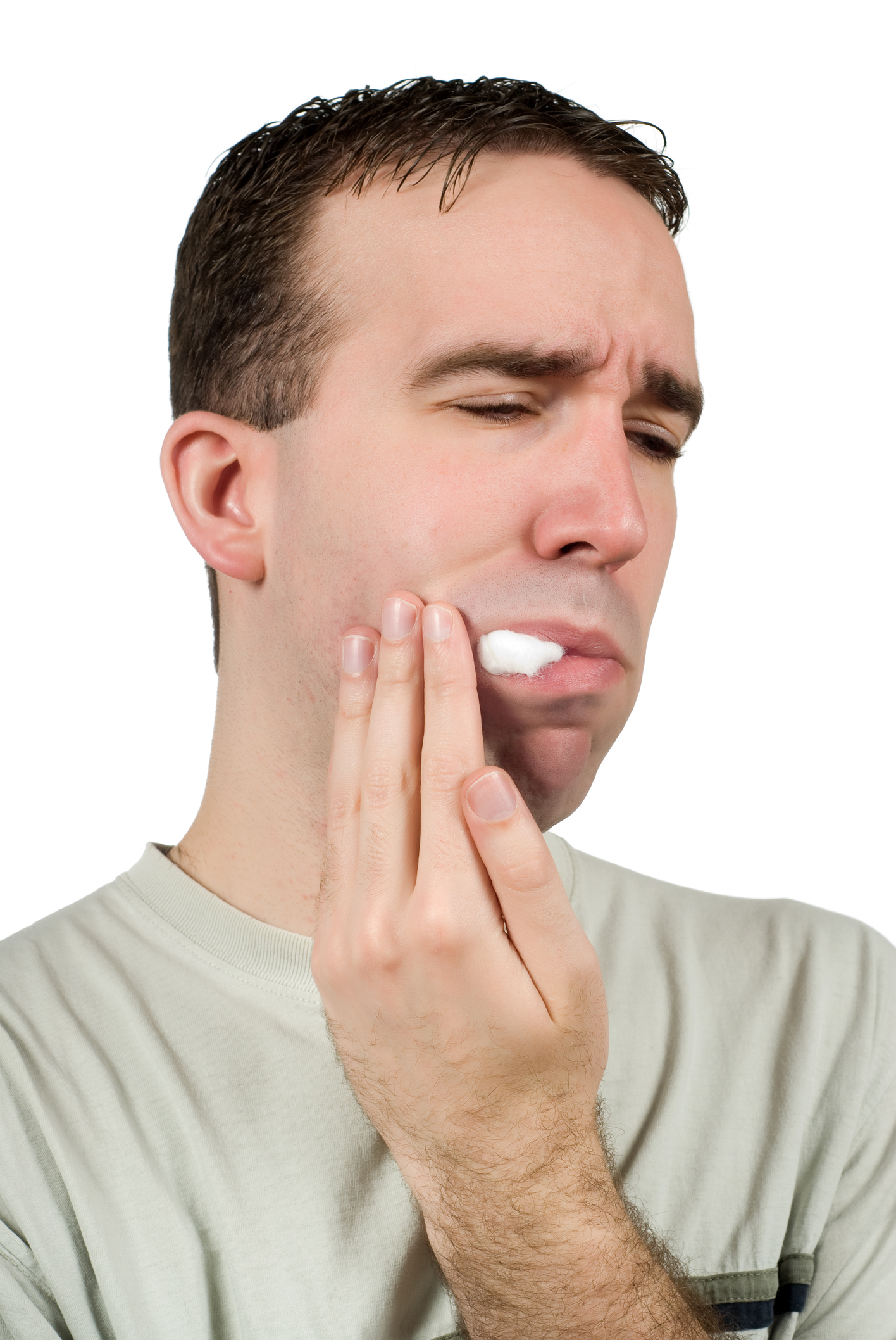 a man needing wisdom teeth removal