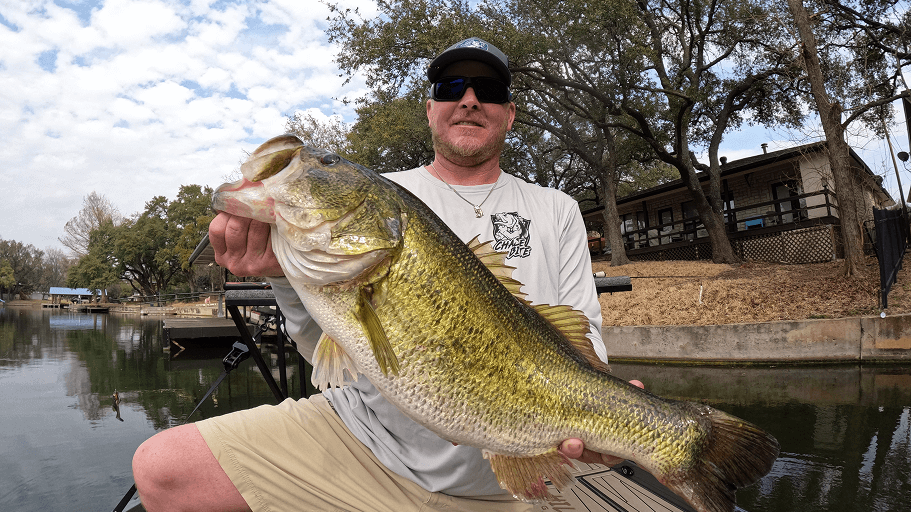 Best bass fishing trip ever on Lake LBJ. Tom, J.