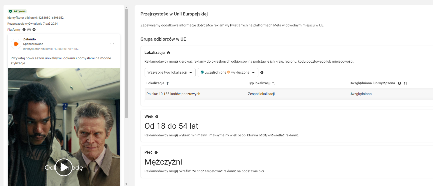 Grupa docelowa reklamy na Facebooku