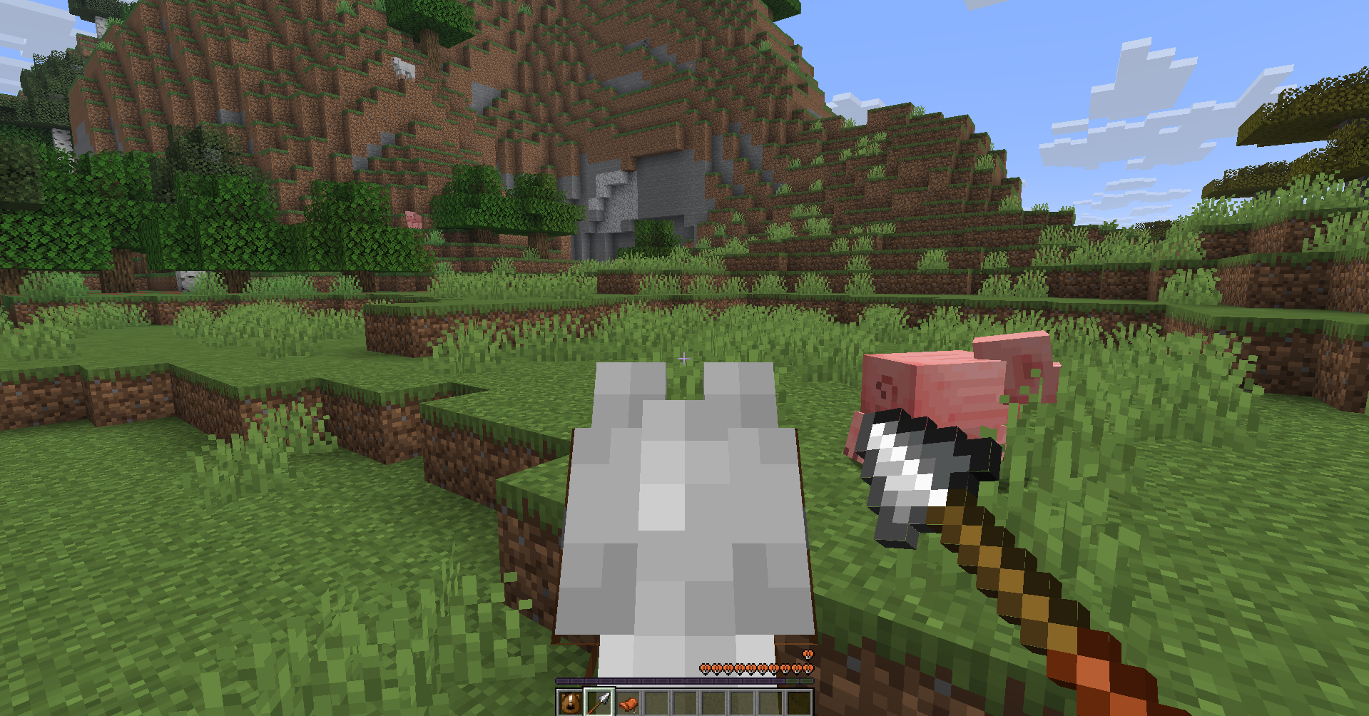 The Charge Attack while riding a Horse.