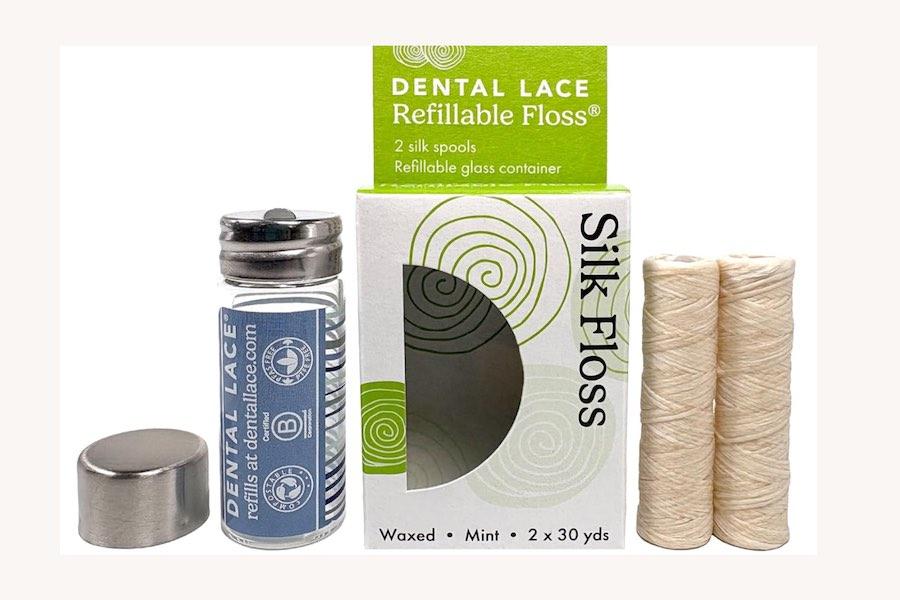 Dental Lace - Refillable Silk pfas free Dental Floss