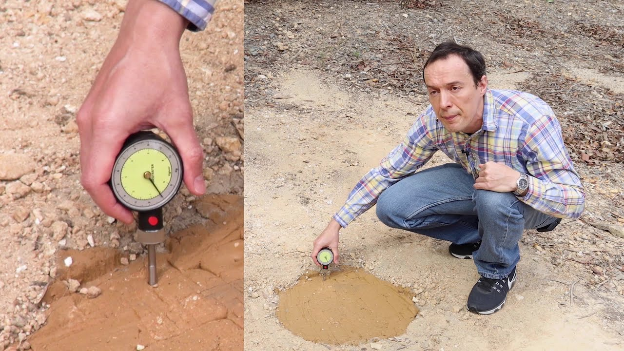 Proper positioning of a soil penetrometer