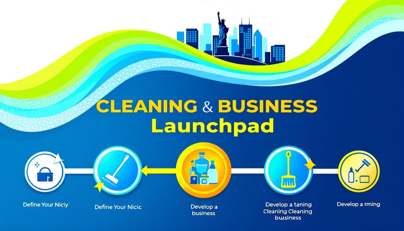 Marketing strategies for a cleaning business, focusing on digital marketing and networking.
