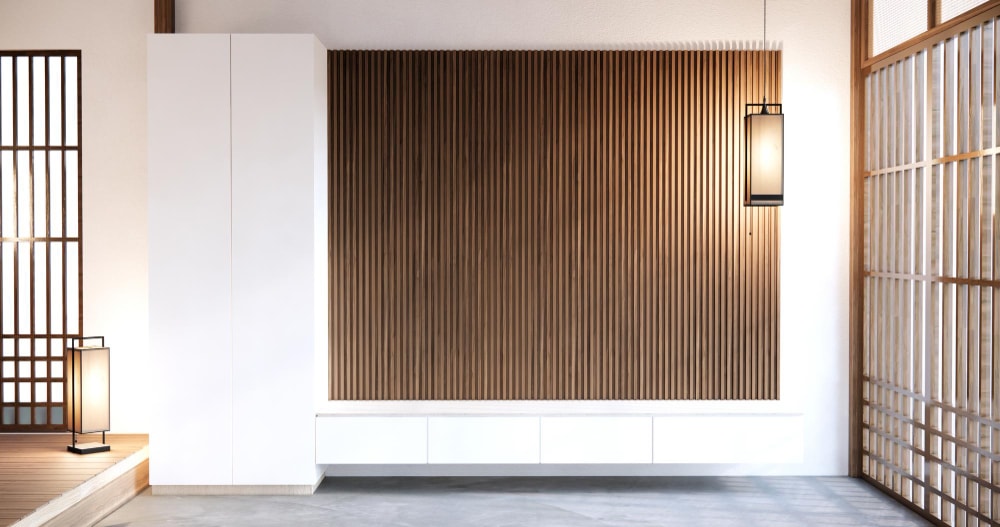 interior wood slat wall ideas for living room