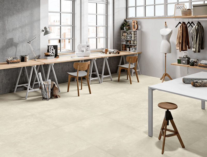 Balance White Porcelain Tile from Love Tiles.
