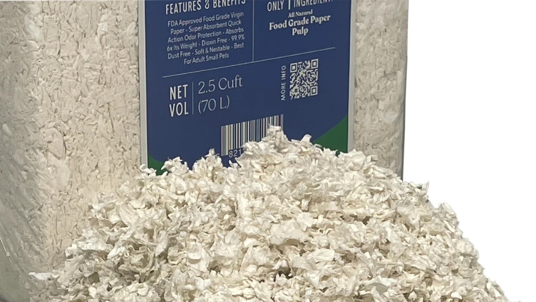 white bedding for rabbits