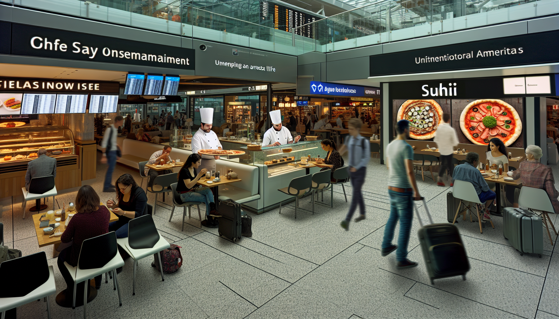 Dining Options at Newark Airport Terminal B