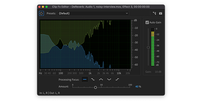 How to Reduce Echo in Premiere