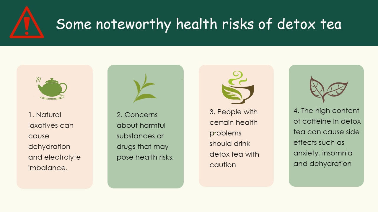 Some noteworthy health risks of detox tea