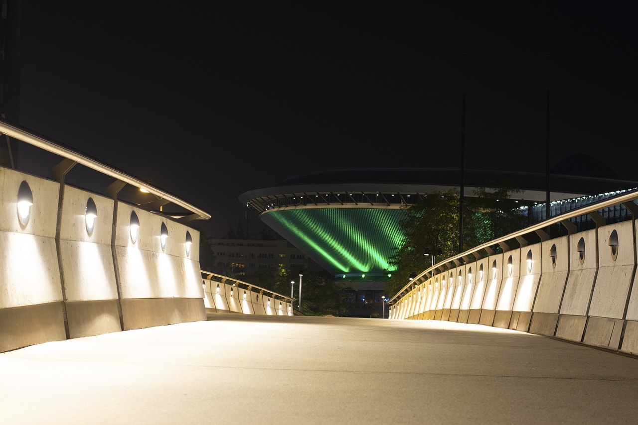 Katowice - Spodek nocą