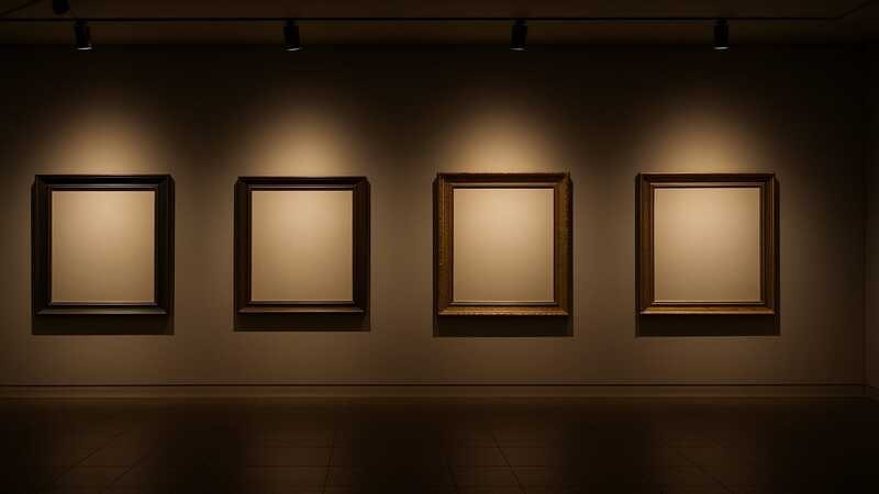 Spotlight fixtures are mostly used to highlight artifacts