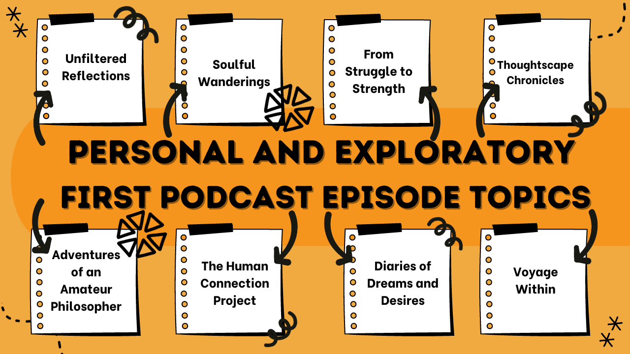 Personal and Exploratory First Episode Topics