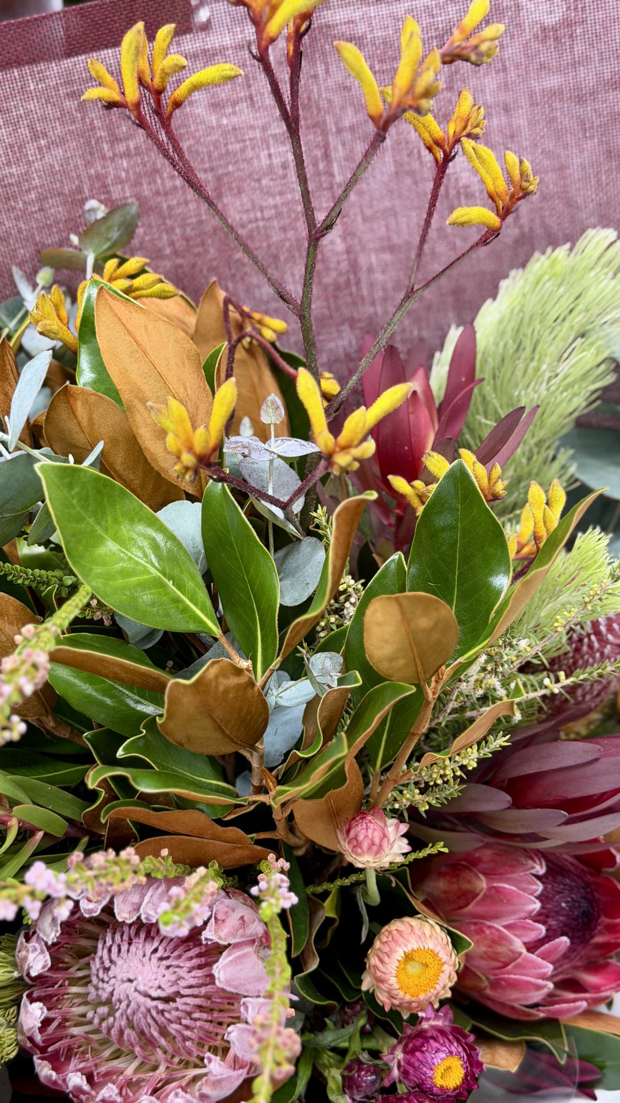 Thornton Bros beautiful native florals available from the florist shop. 