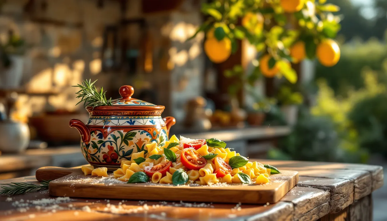 Storage tips for cooked orecchiette pasta in an airtight container.