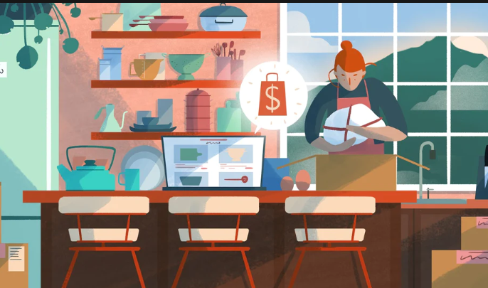 Sell items on online marketplaces