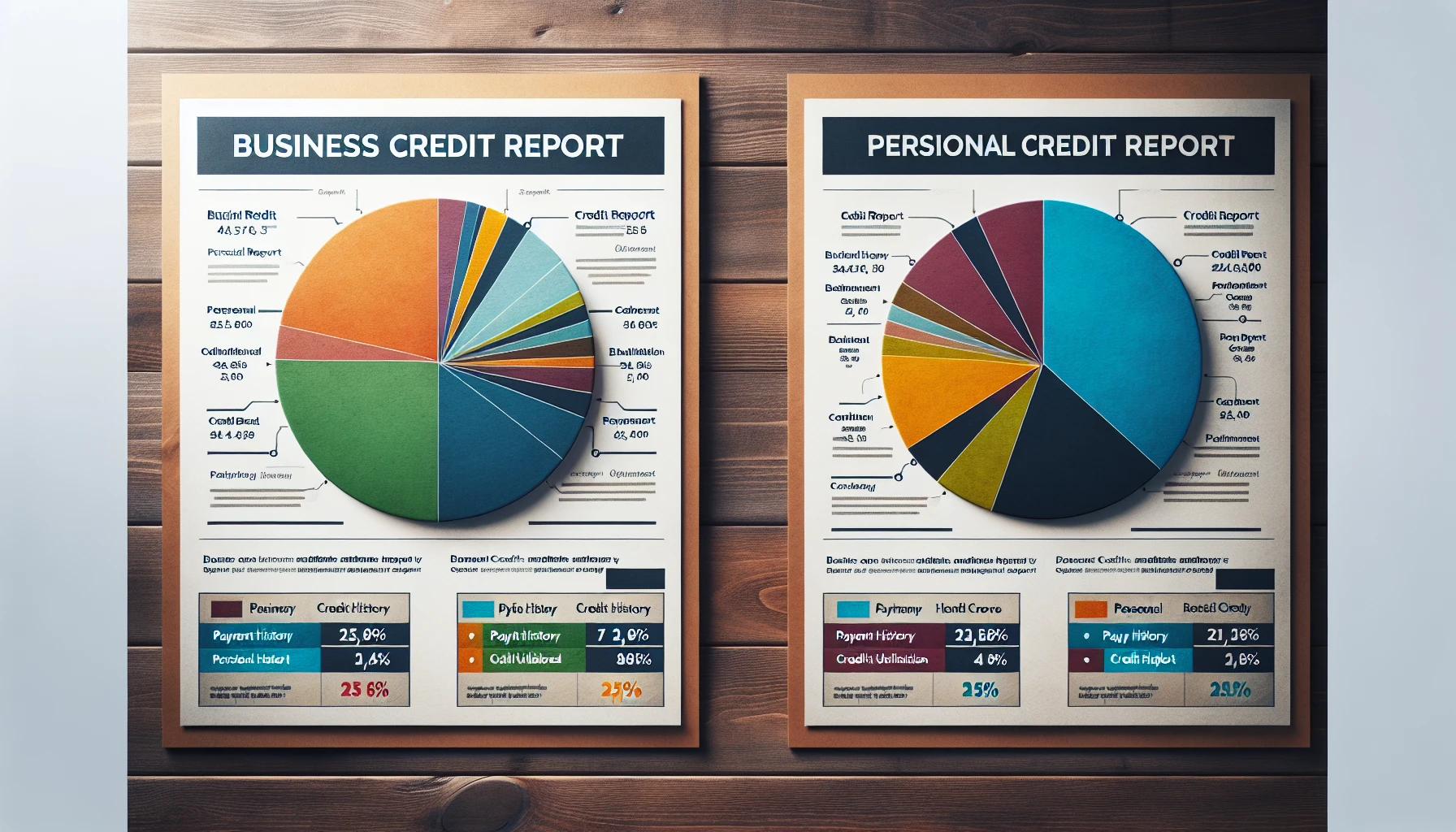 Business credit report and credit score