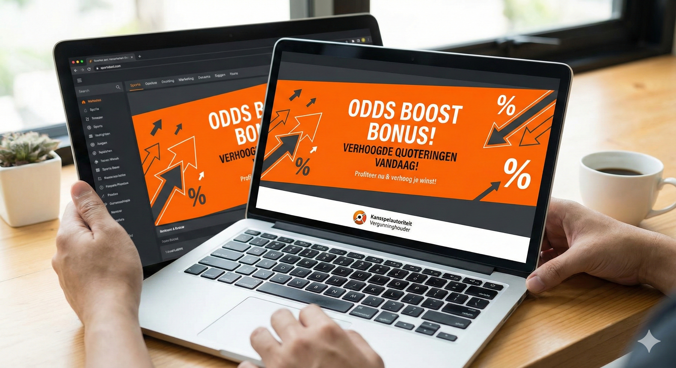 Odds boost bonus met verhoogde quoteringen bij legale bookmakers