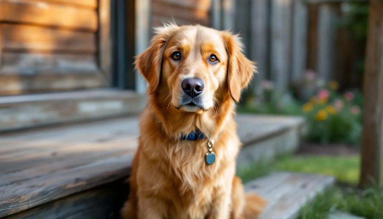 A vibrant and heartwarming pet portrait captures a beloved dog with a joyful expression, surrounded by a colorful background that enhances its playful nature. This personalized gift idea is perfect for pet owners looking to celebrate their furry friends and create lasting memories.