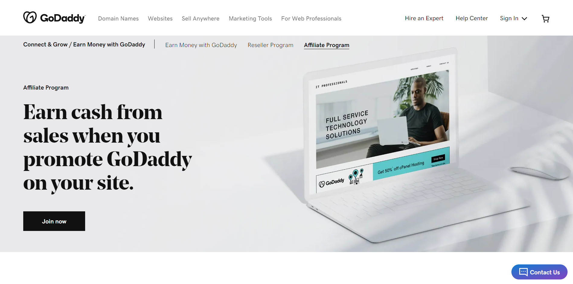 GoDaddy Affiliate Program