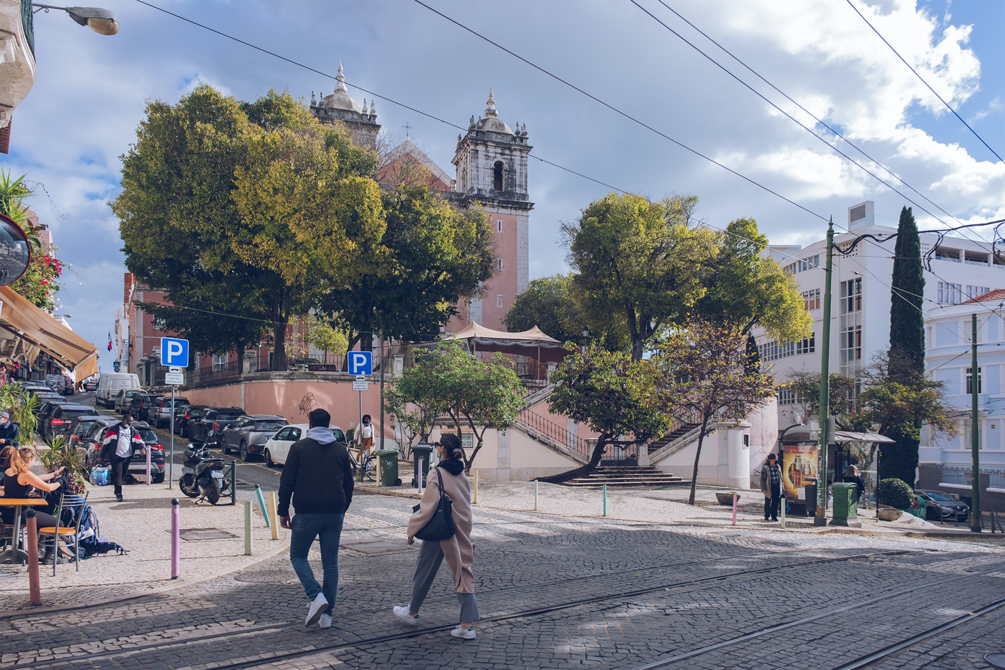 Walking is a great way to explore the Portuguese capital, Lisbon