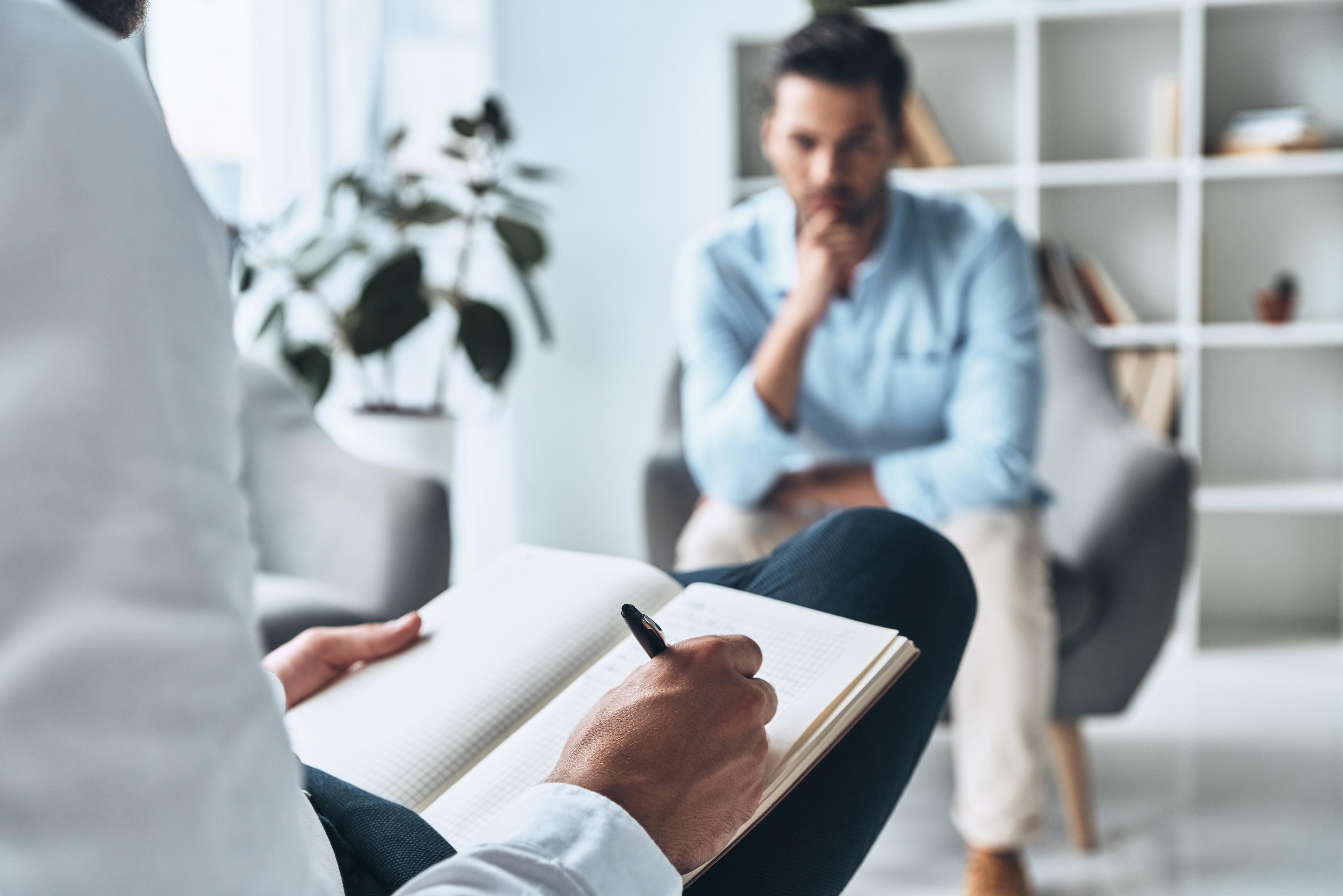 Therapy is typically a part of both inpatient and outpatient care