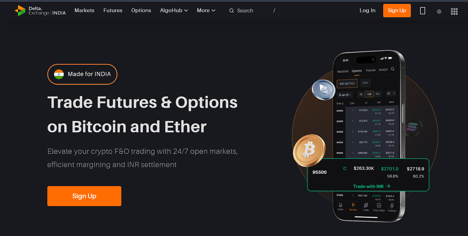 Delta Exchange - Best Crypto Exchanges in India