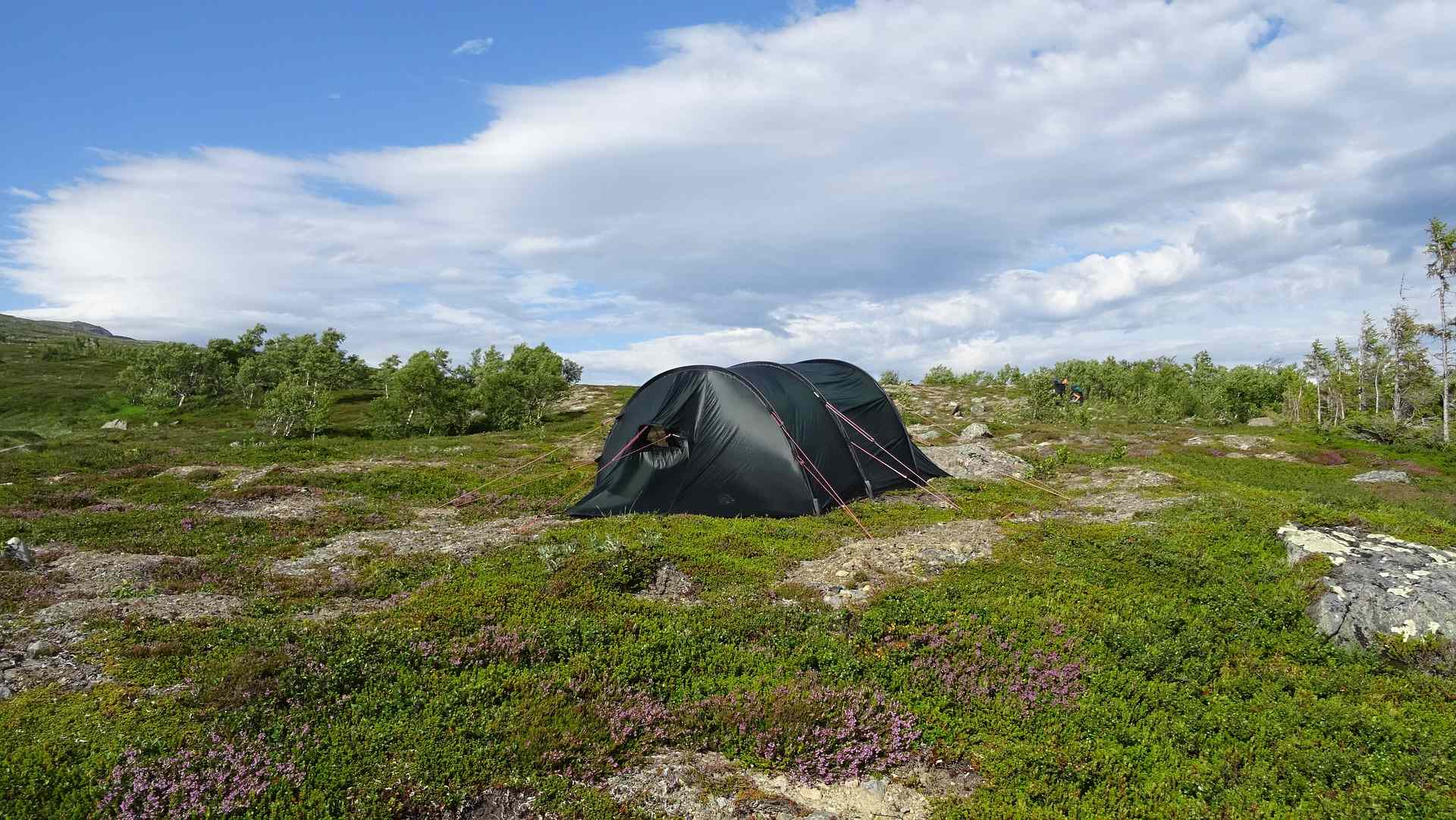 Wild camping only with respect for nature