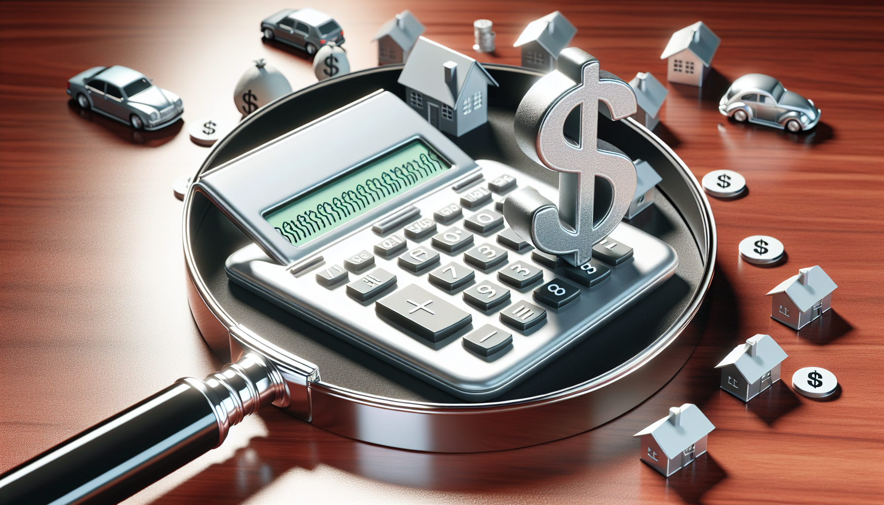 A calculator with financial and cost considerations for refinancing