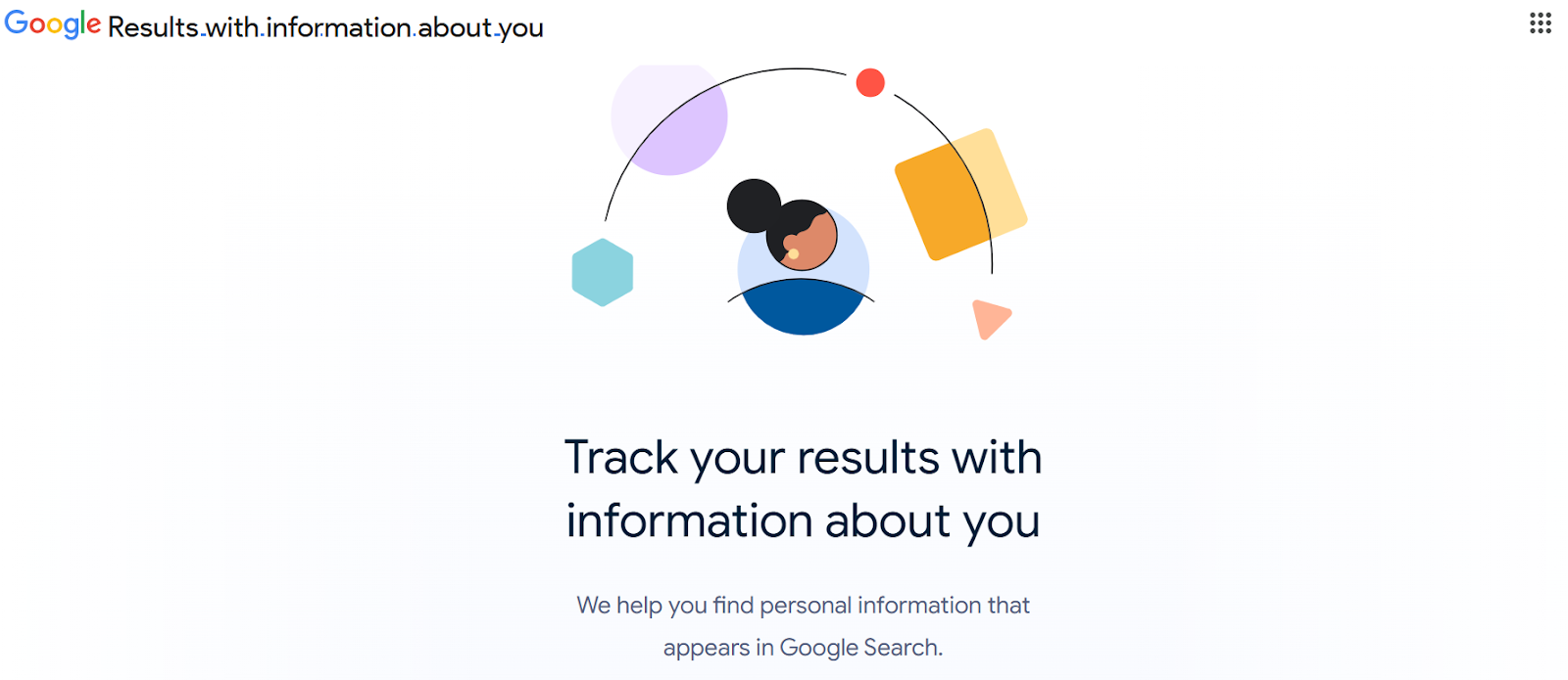 google Results about you tool