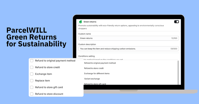 ParcelWILL green returns for sustainability