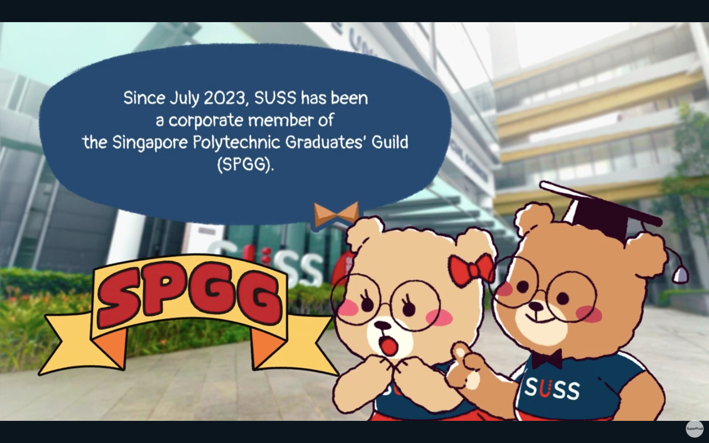 SUSS Alumni Benefits Educational Video by SuperPixel.