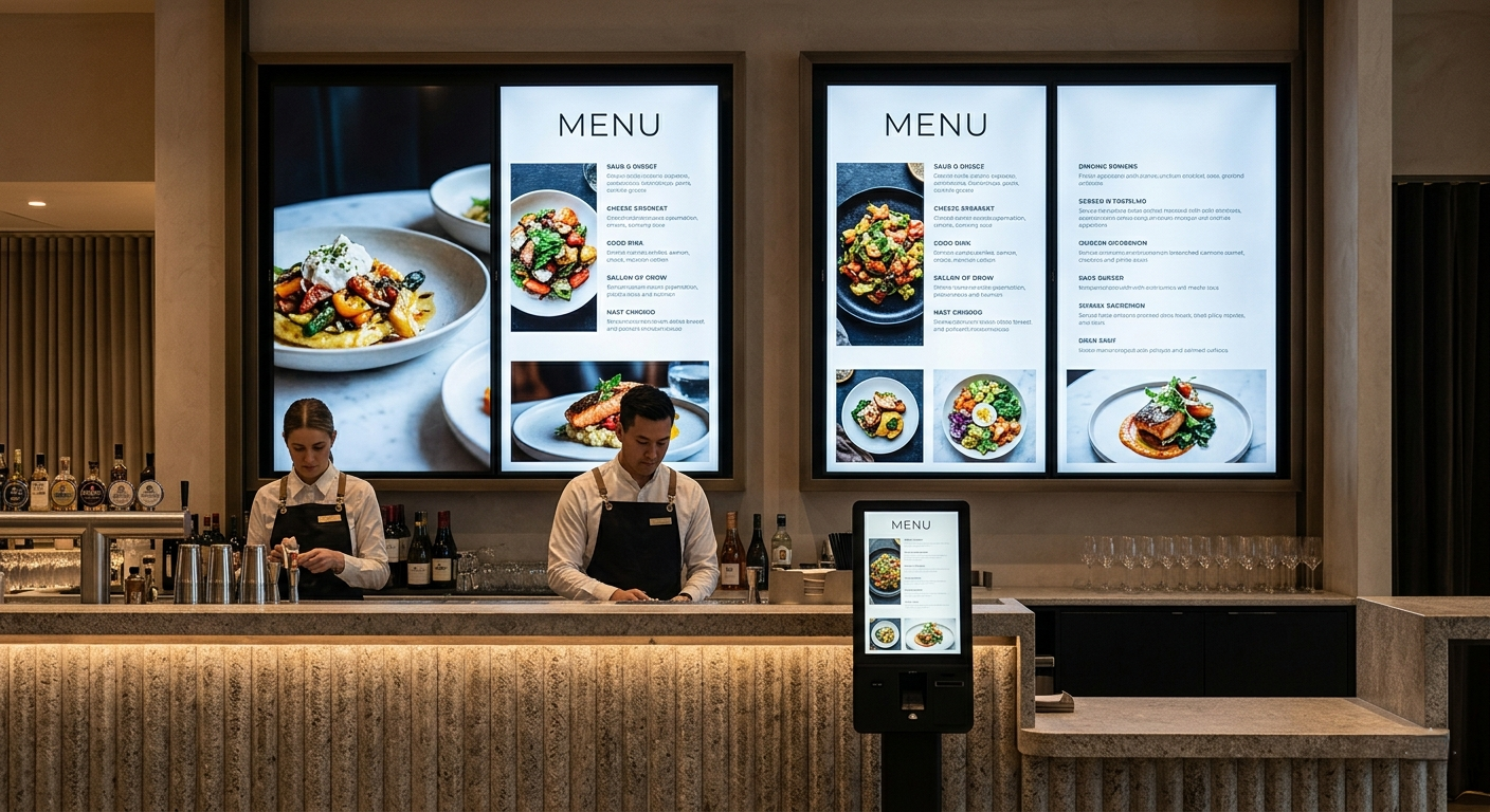 digital menu boards