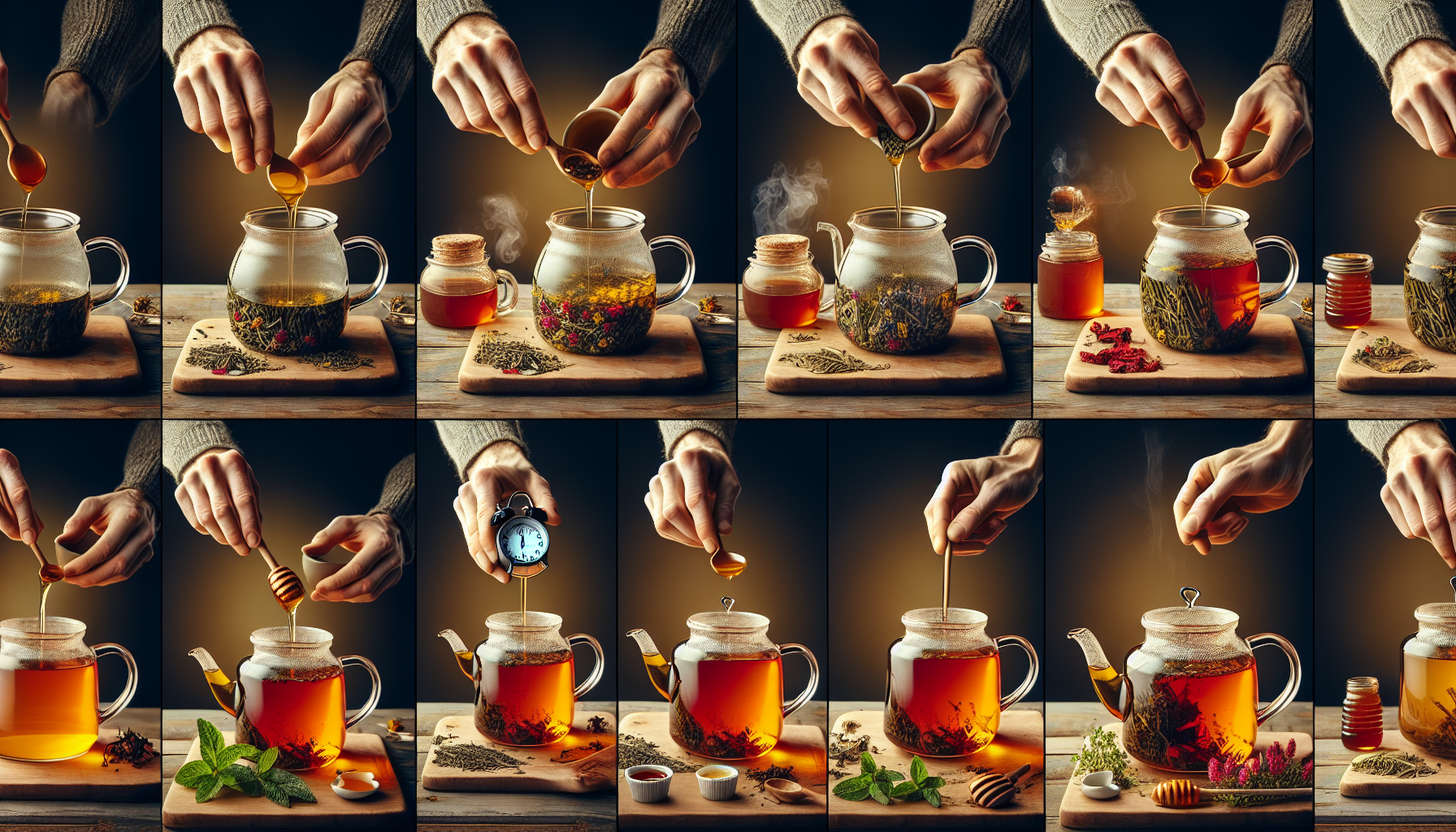 Brewing process of herbal tea