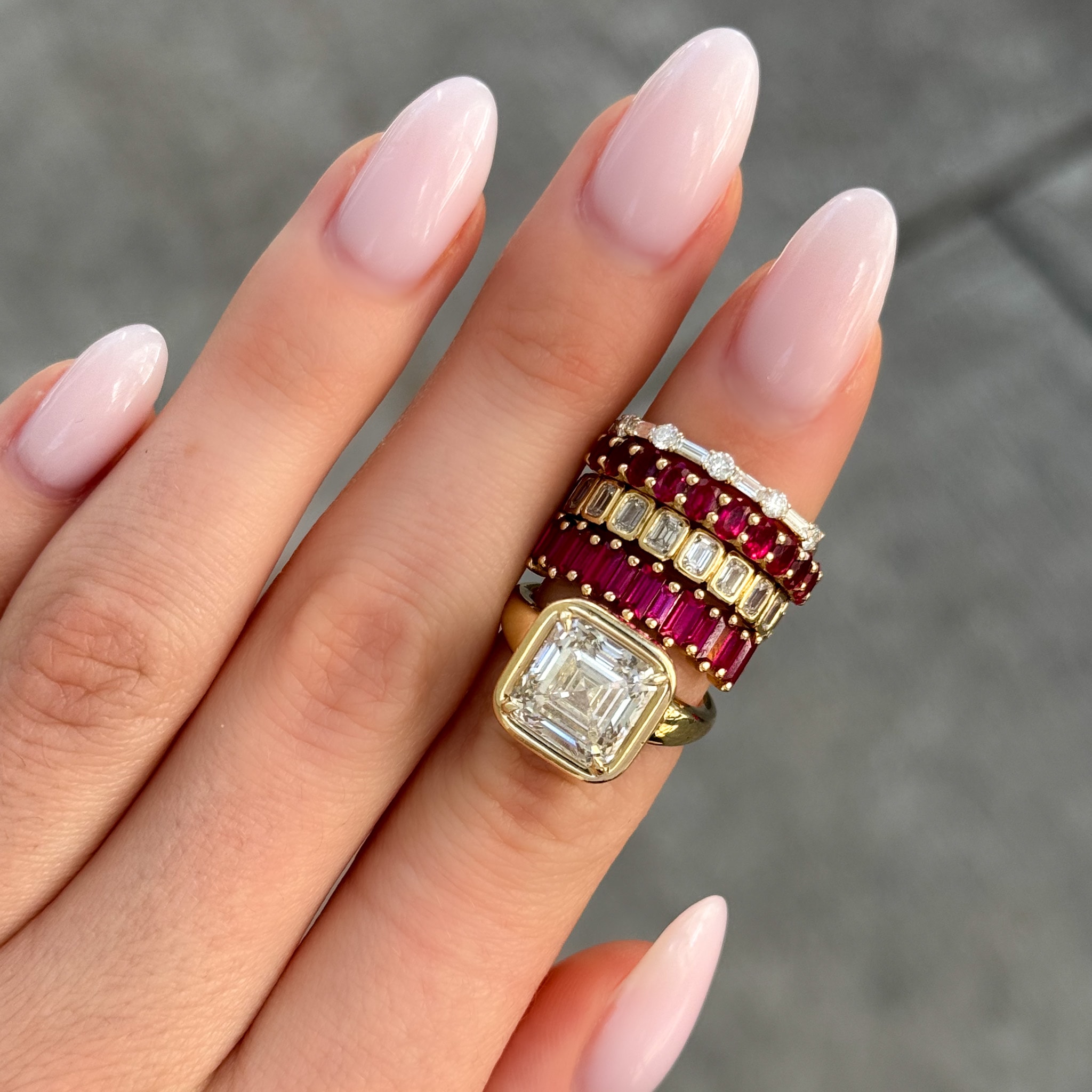 Red ruby rings