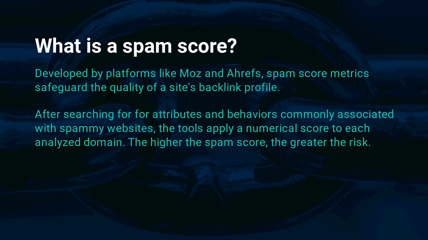 what is spam score