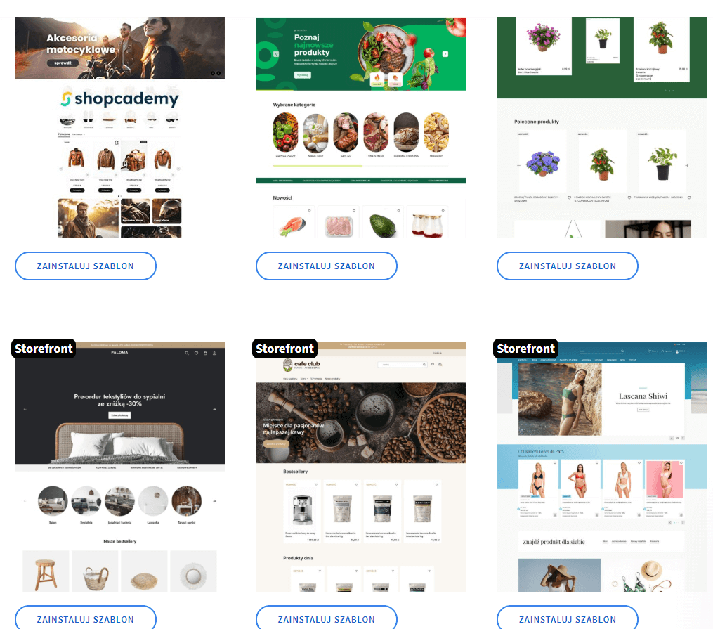 Shoper templates - screenshot.