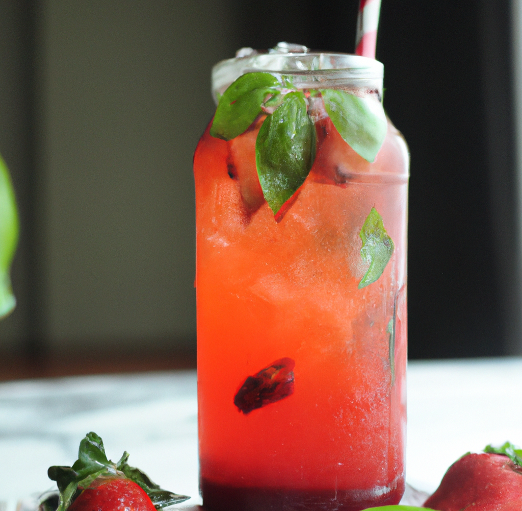 Strawberry basil Lemonade