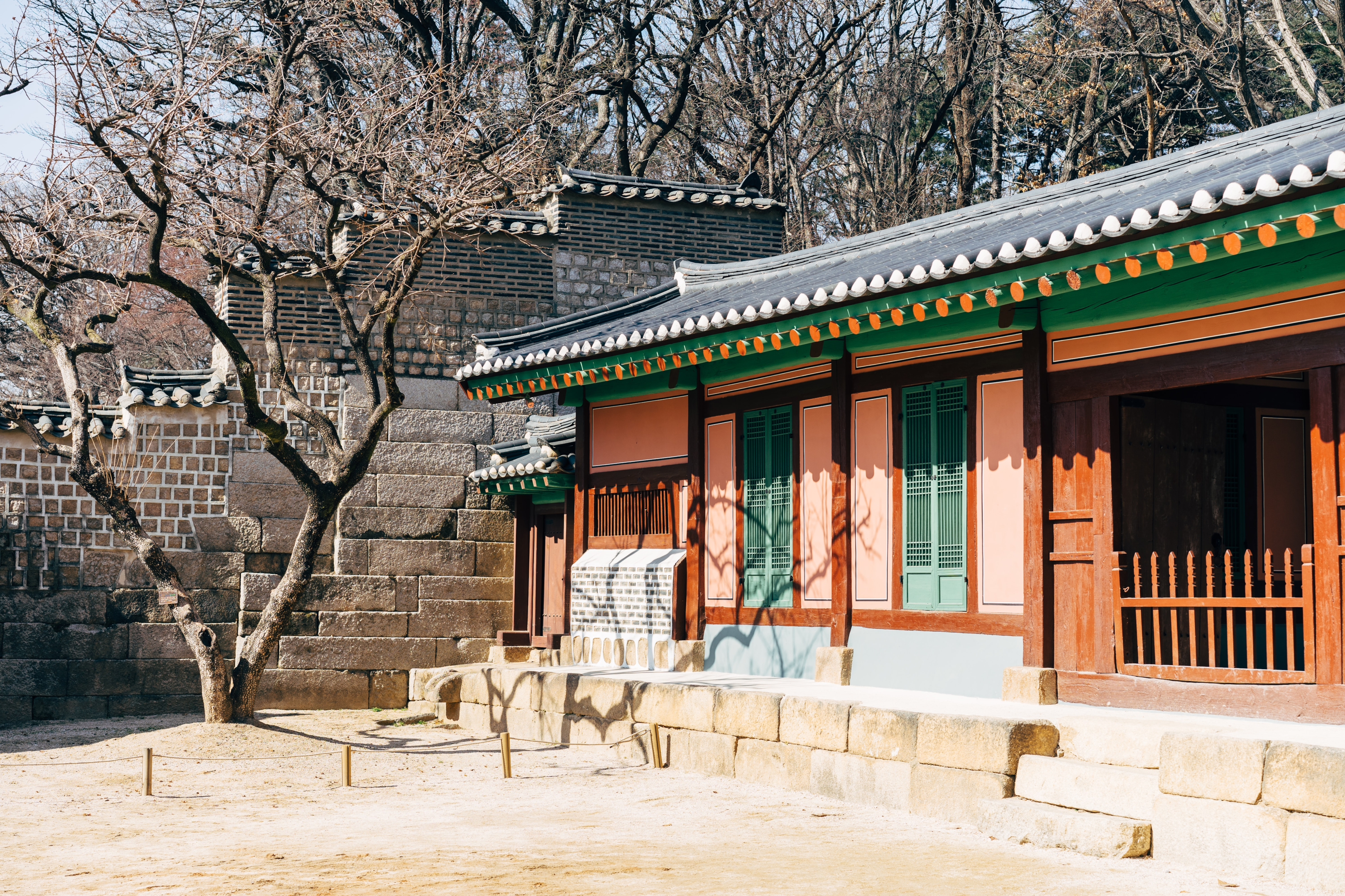 This is an example of a traditional South Korean architectural style. 